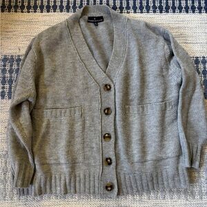 Tuckernuck/Pomander place Gray Button-Up Cardigan